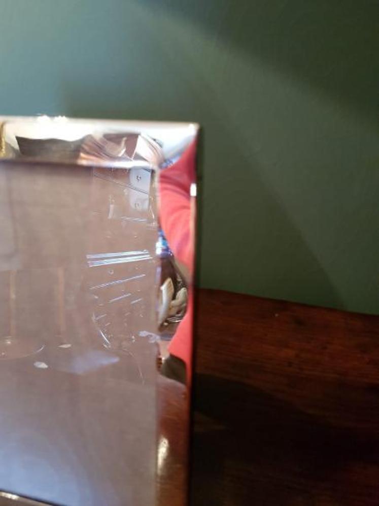 Large Edwardian Period Solid Silver Photo Frame - Image 5