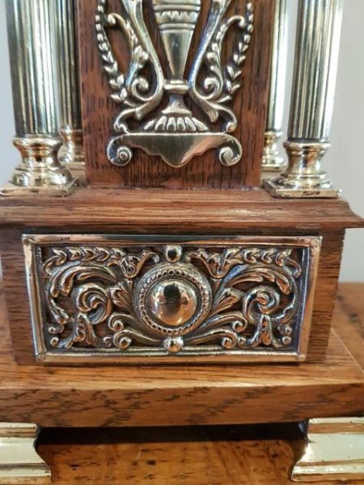 Rare 19th Century French Miniature Longcase Mantel Clock - Image 4