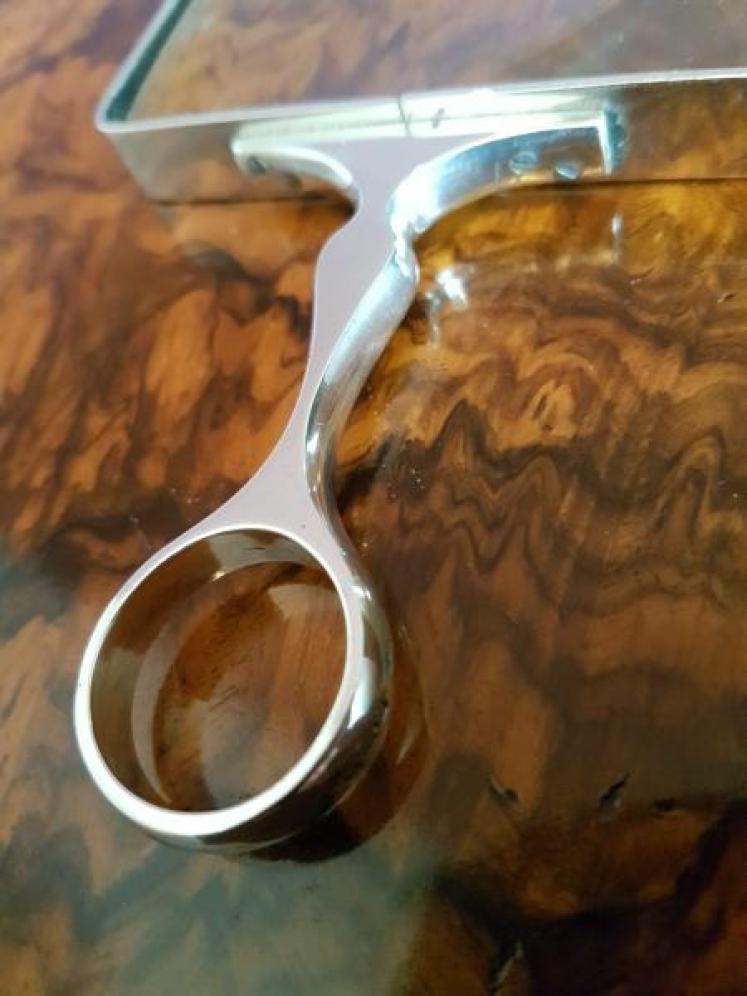 Rare Chester Solid Silver Magnifying Glass - Image 5