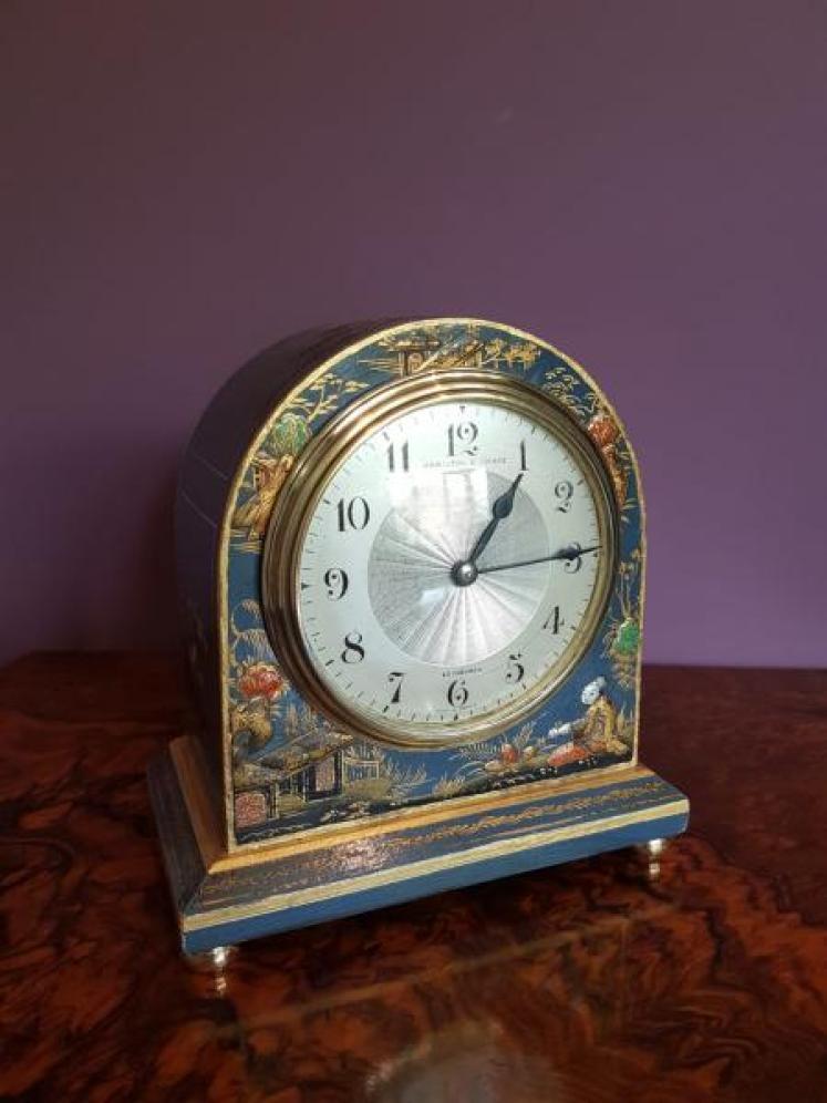 Hamilton and Inches Edinburgh Mantel Clock - Image 1