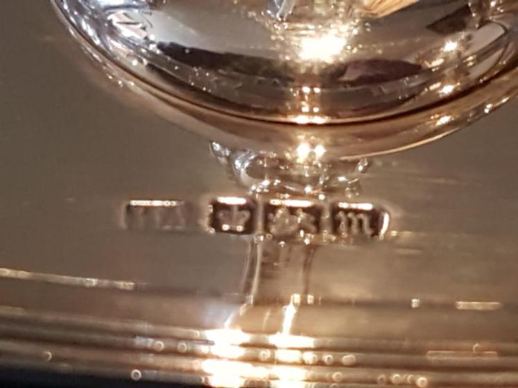 Edwardian Silver Ink Stand  - Image 4