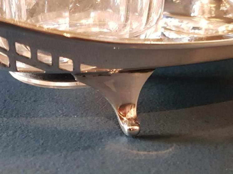 Edwardian Silver Ink Stand  - Image 6