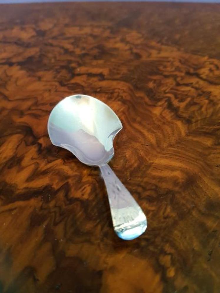 Georgian Silver Caddy Spoon - Image 2