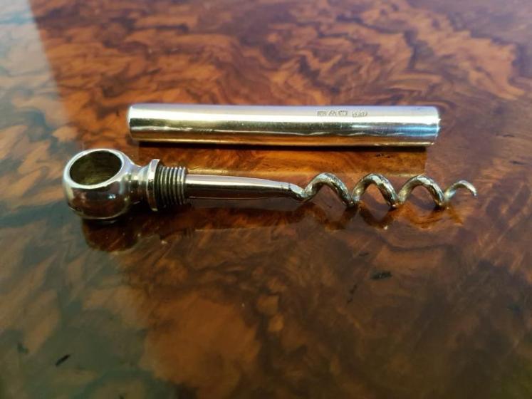Chester Silver Portable Cork Screw - Image 2