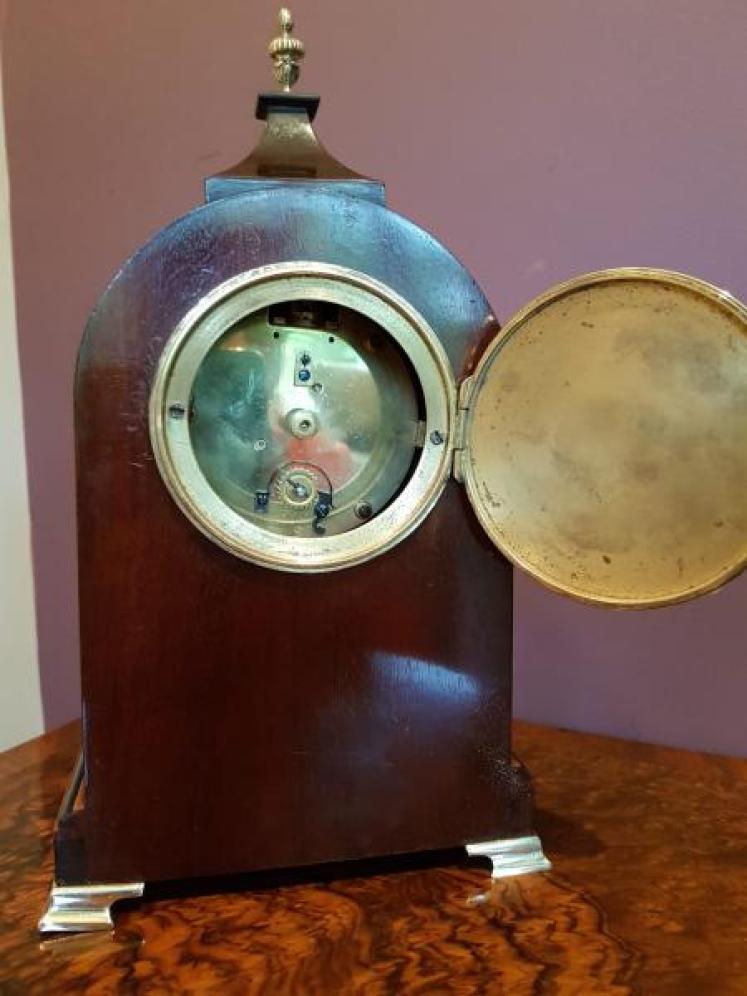 Outstanding Quality Edwardian Cushion Top Mantel Clock - Image 3