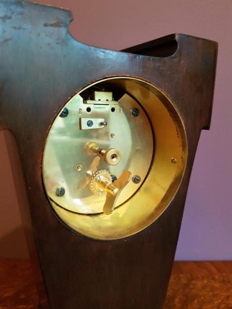Top Quality Inlaid Edwardian Mantel Clock - Image 2