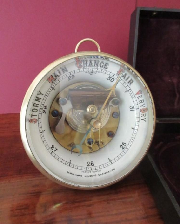 Top Quality Victorian Marine Barometer in Original Case - Image 2