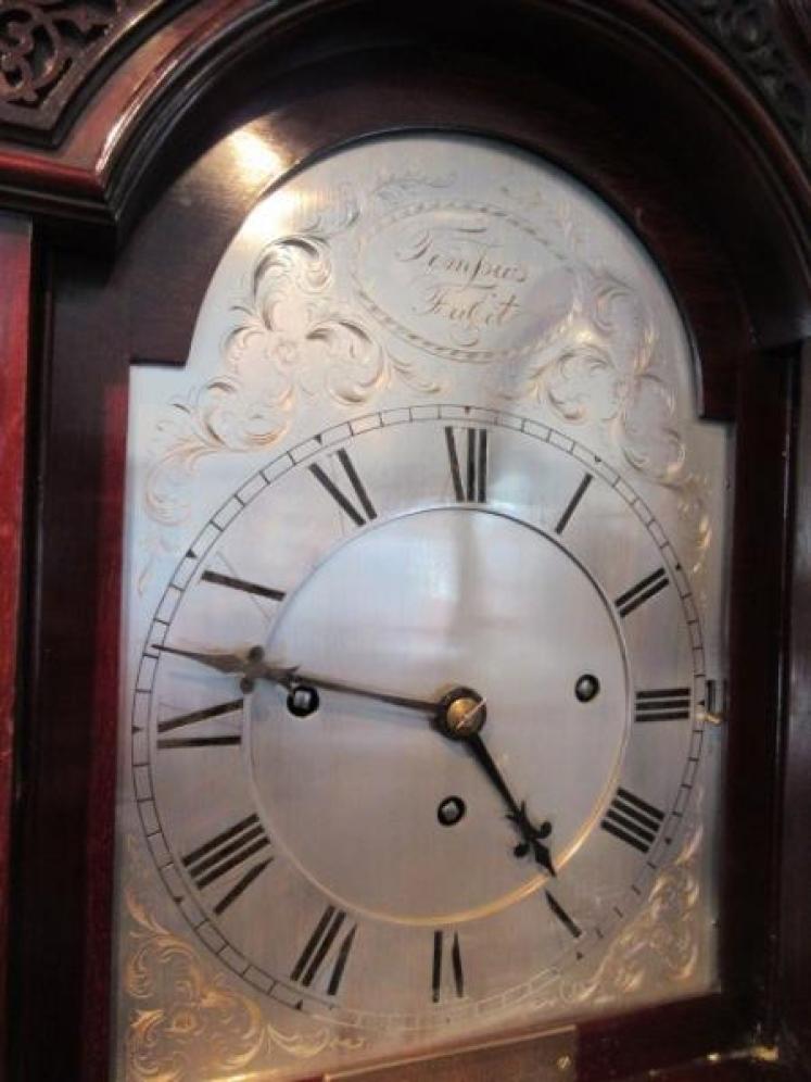 Superb 19th Century Chippendale Style Grandmother Clock - Image 2