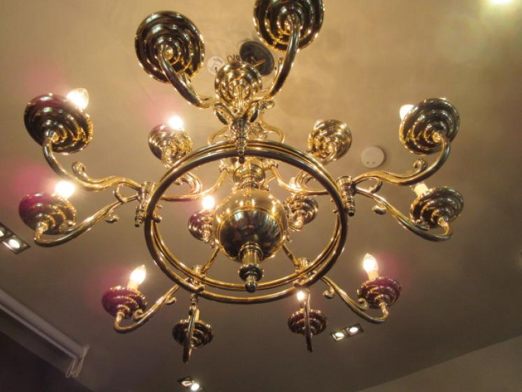 Stunning Late 19th Century Antique Two Tier Chandelier - Image 2