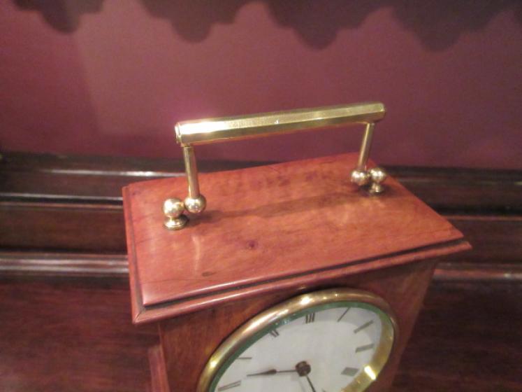 Superb Victorian Antique Mantel Clock with Calendar  - Image 2