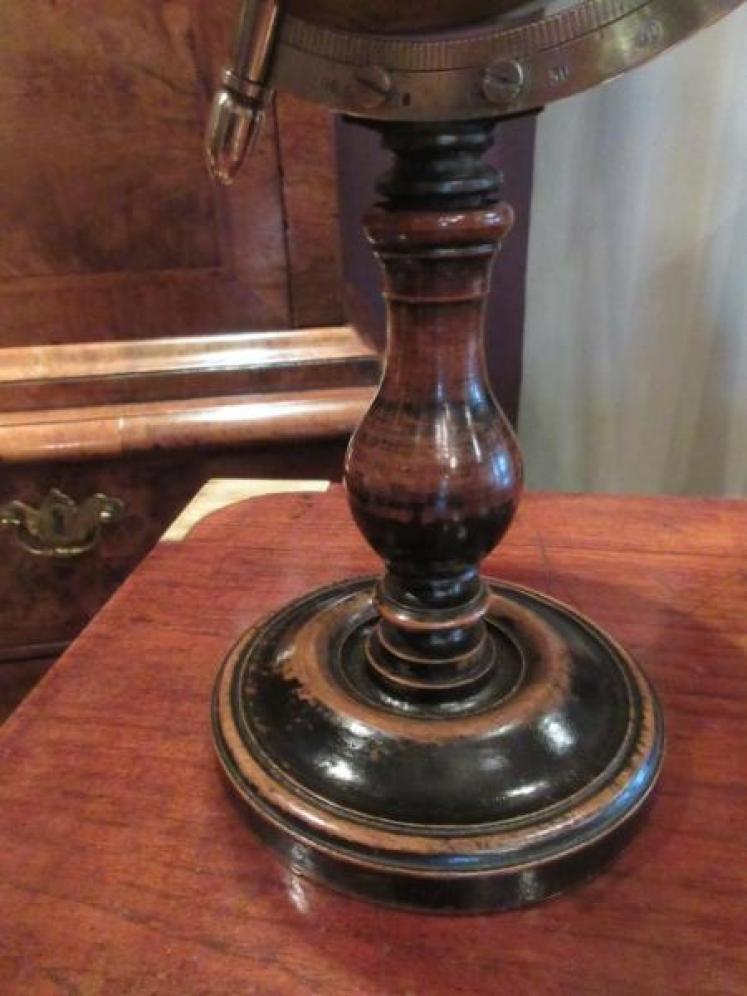 19th Century Paris Made 6" Library Terrestrial Globe - Image 3