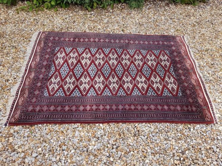 Fine Old Bokara Pure Wool Rug - Image 1