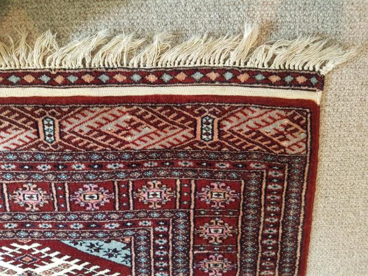 Fine Old Bokara Pure Wool Rug - Image 3
