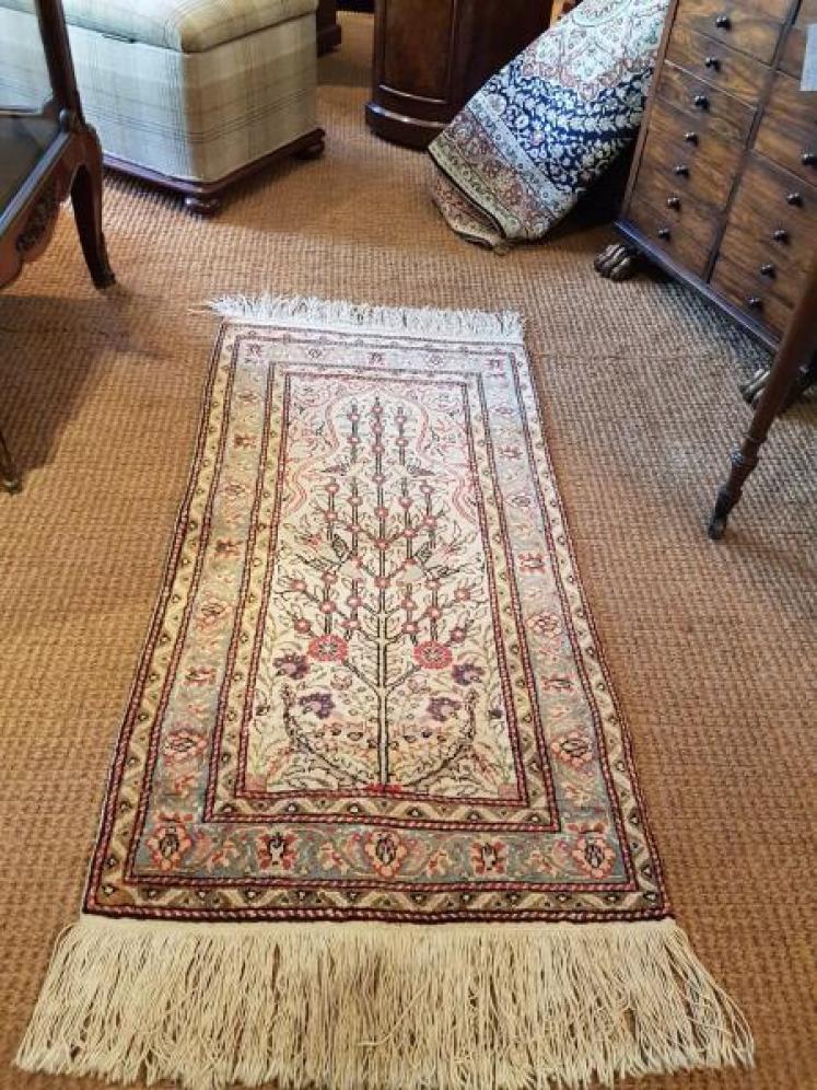 Antique Turkish Wool Rug - Image 1