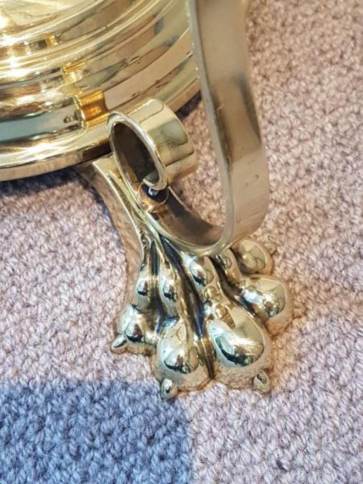 Quality Edwardian Cast Brass Lamp Standard - Image 3
