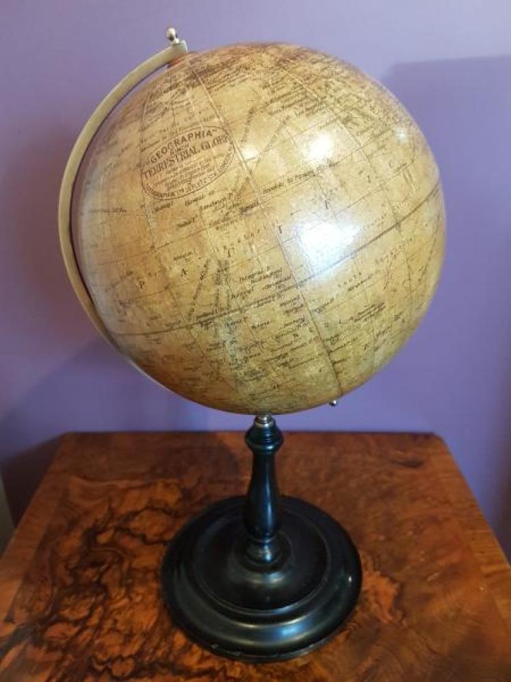 1920's Geographical 8" Terrestrial Globe - Image 1