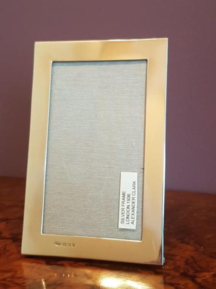 Antique London Silver Frame  - Image 2