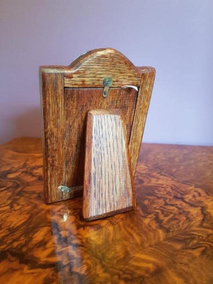 Edwardian Antique Silver Ribbed Photo Frame  - Image 3