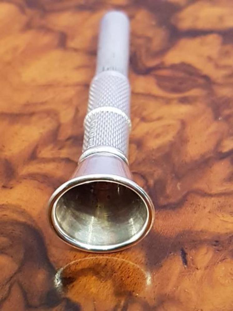 Silver Engine Turned Hunting Horn Cigar Piercer - Image 3