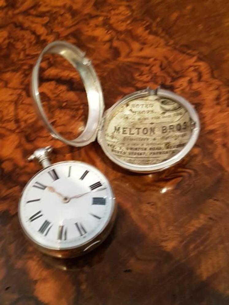 Regency Period Cased Silver Verge Pocket Watch - Image 5
