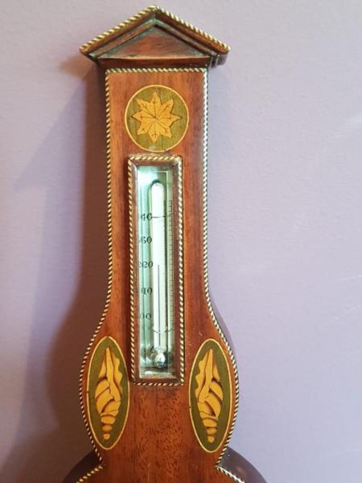 Edwardian Antique Pocket Barometer in Banjo Mount - Image 5
