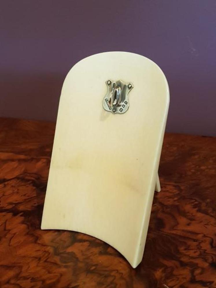Antique Pocket Watch Stand with Silver Mount - Image 1