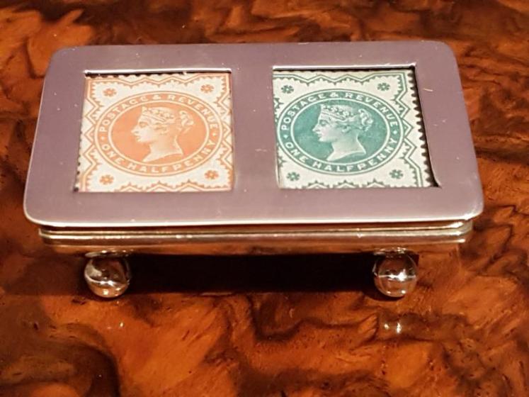 Silver Stamp Box - Image 2