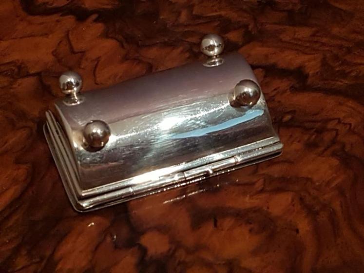 Silver Stamp Box - Image 4