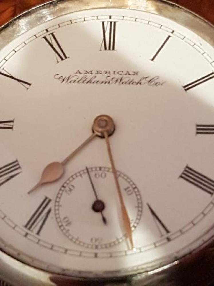 Late Victorian Antique Waltham Silver Pocket Watch - Image 2