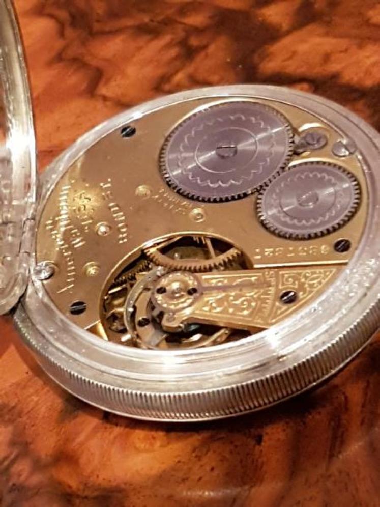 Late Victorian Antique Waltham Silver Pocket Watch - Image 3