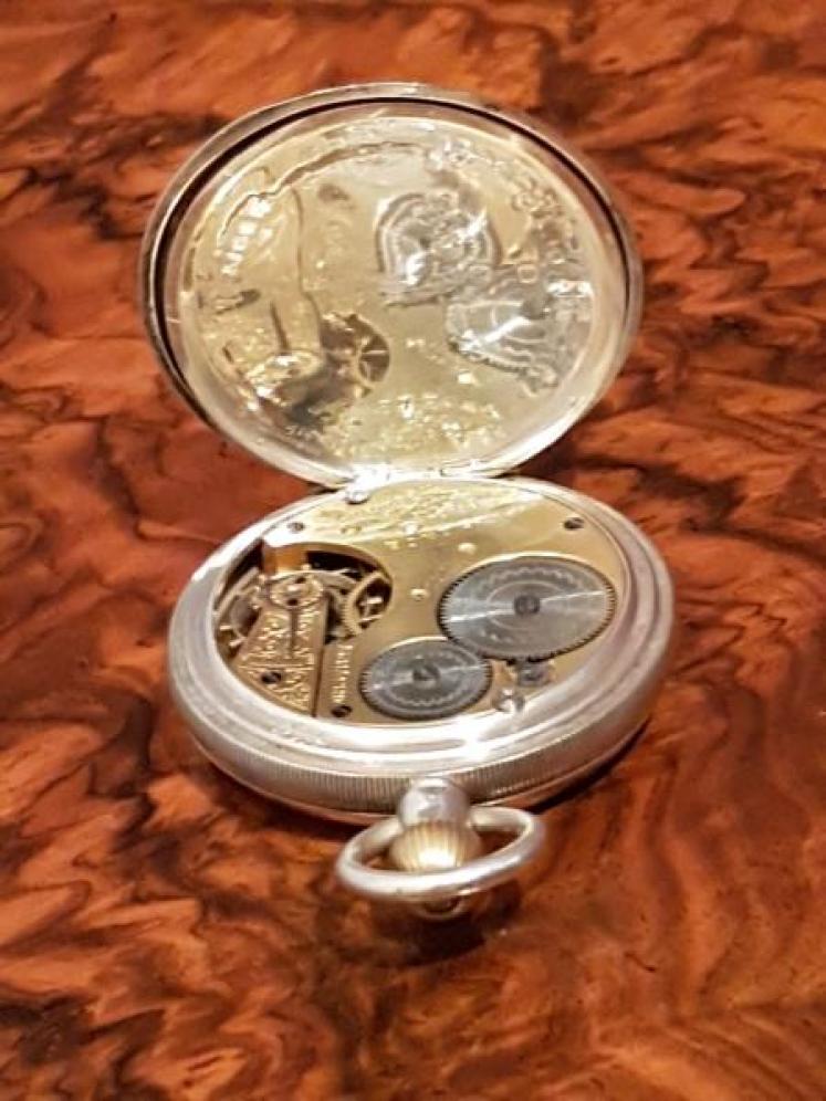 Late Victorian Antique Waltham Silver Pocket Watch - Image 5