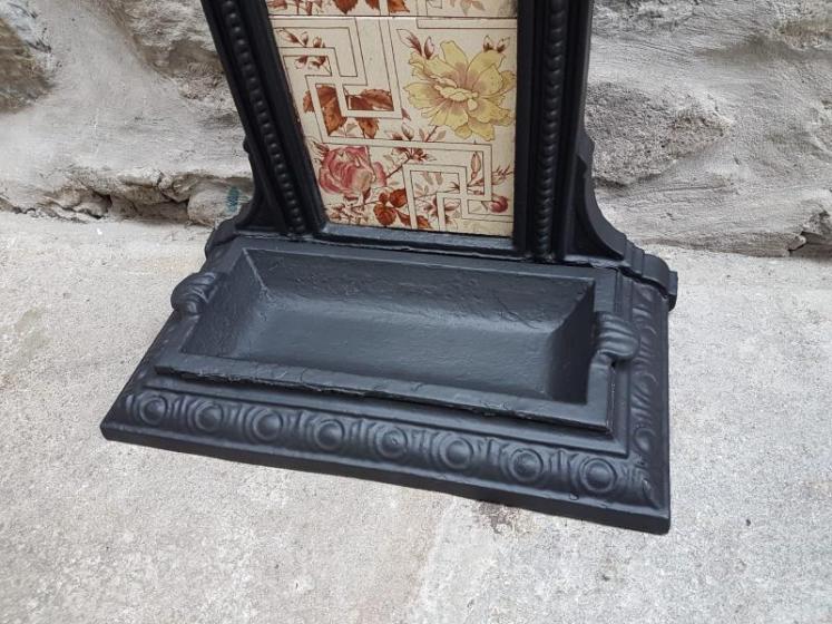 Victorian Cast Iron Tiled Back Stick Stand  - Image 3