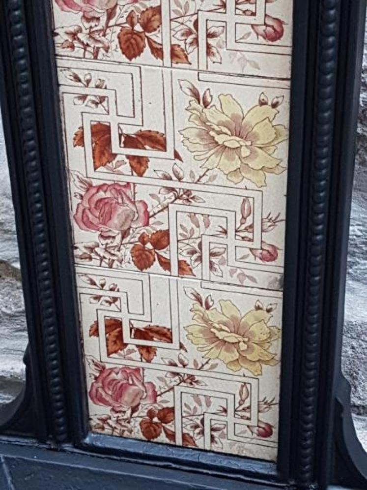 Victorian Cast Iron Tiled Back Stick Stand  - Image 4