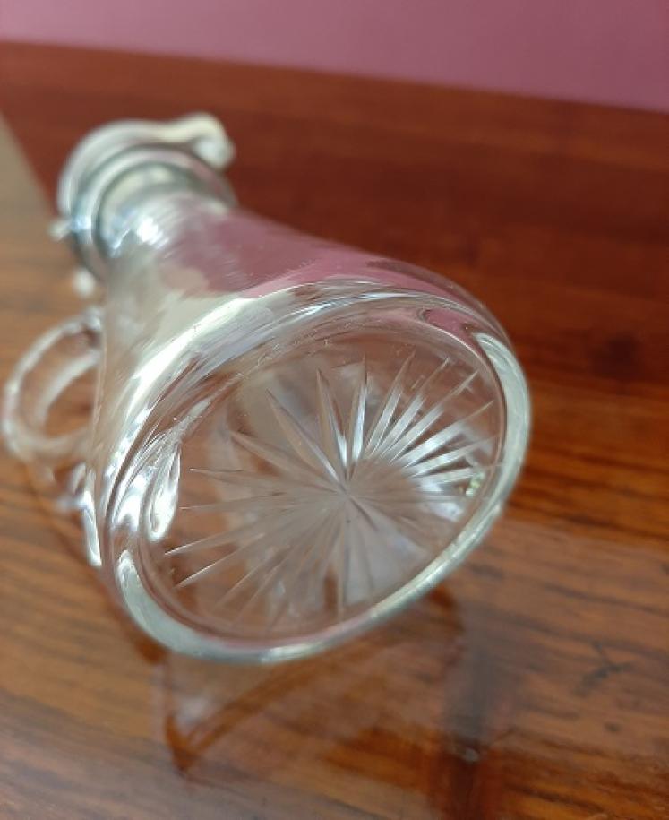 Tall George V Period Silver Whisky Noggin Decanter - Image 3