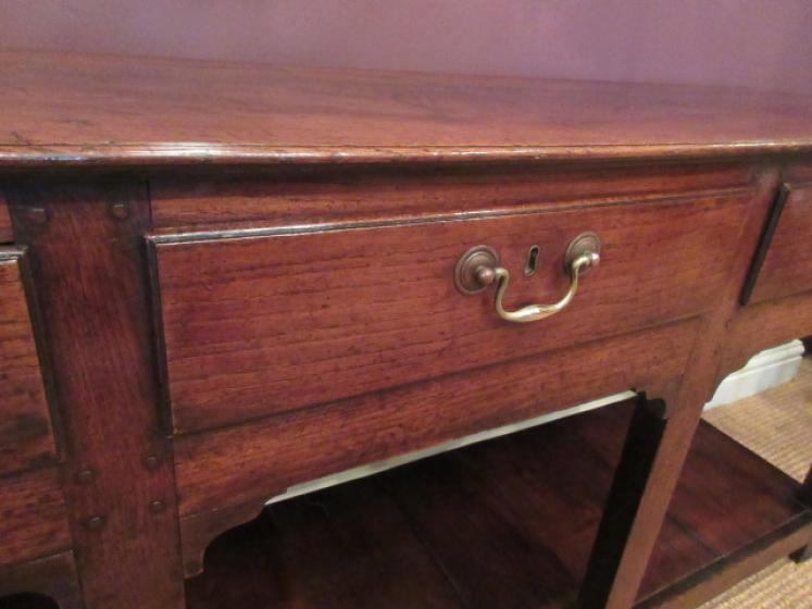 George II Period Oak Yorkshire Pot Board Dresser - Image 3