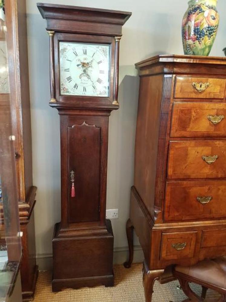 George III Cottage Longcase Clock By Will Snow Of Padside - Image 1