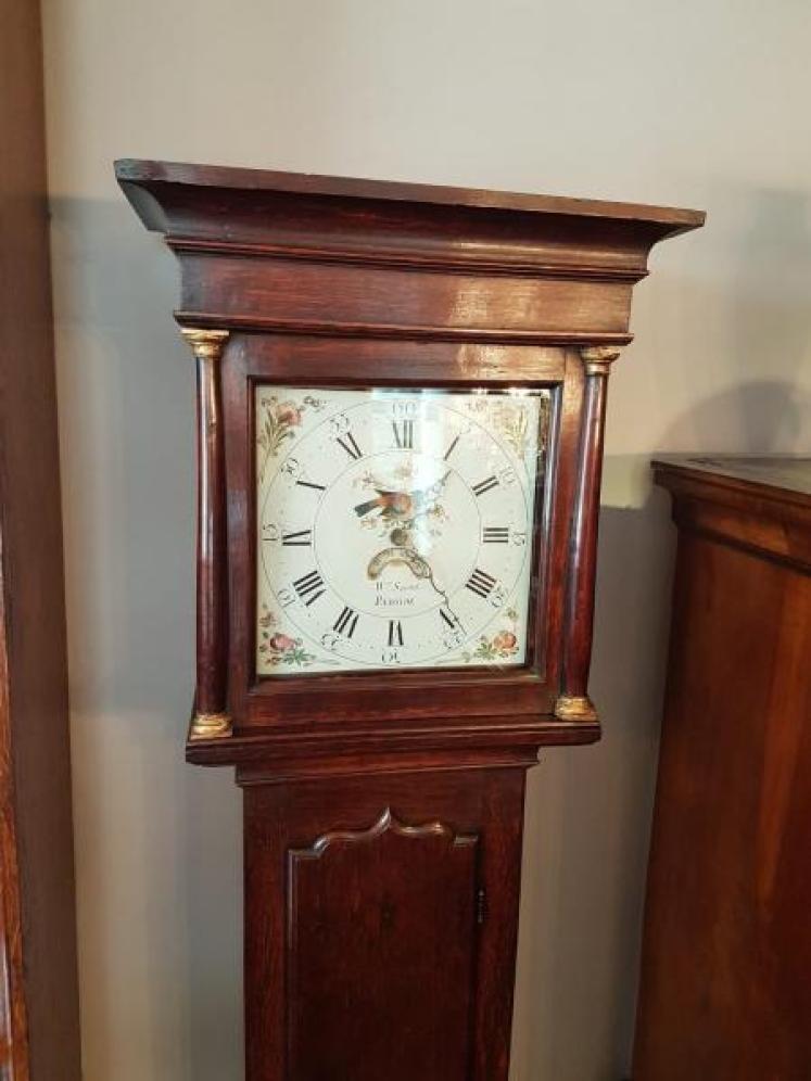 George III Cottage Longcase Clock By Will Snow Of Padside - Image 5