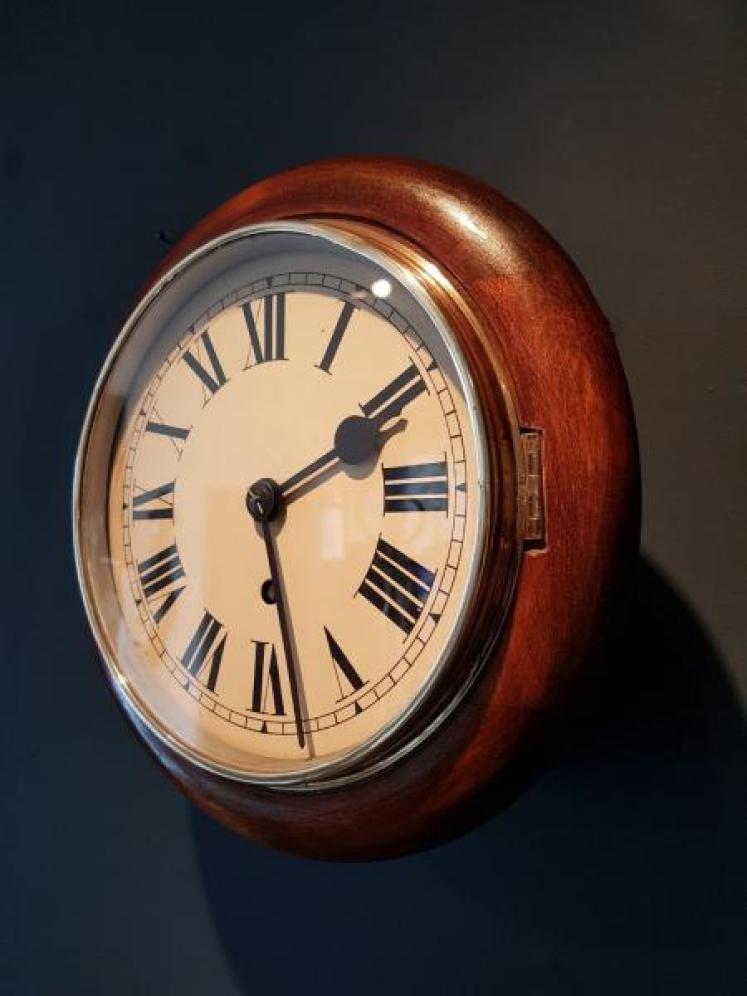 Edwardian 8 Day Mahogany 8" Dial Clock - Image 2