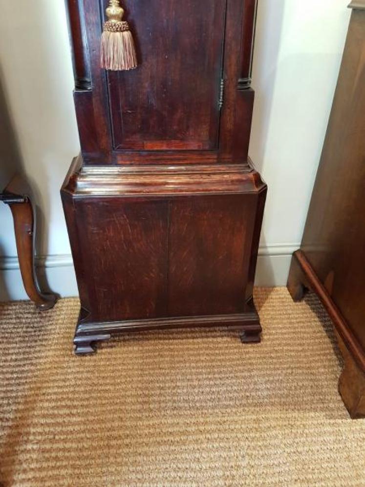 George III Oak 8 Day Kendal Longcase Clock - Image 5