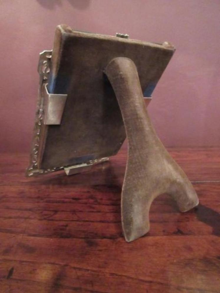 Superb 19th Century Cast Silver London Photo Frame - Image 4