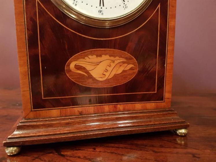 Fine Quality Sheraton Inlaid Edwardian Mantle Clock - Image 3