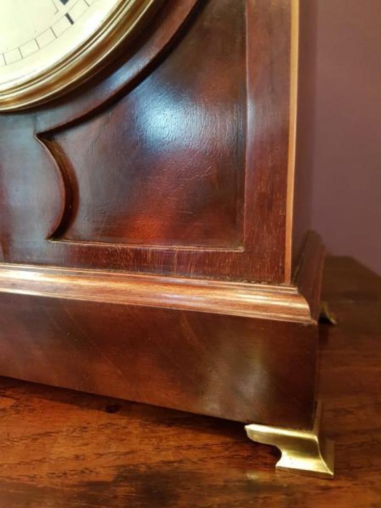 Quality Edwardian Mahogany Chiming Mantel Clock - Image 3