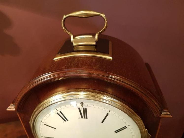 Quality Edwardian Mahogany Chiming Mantel Clock - Image 4