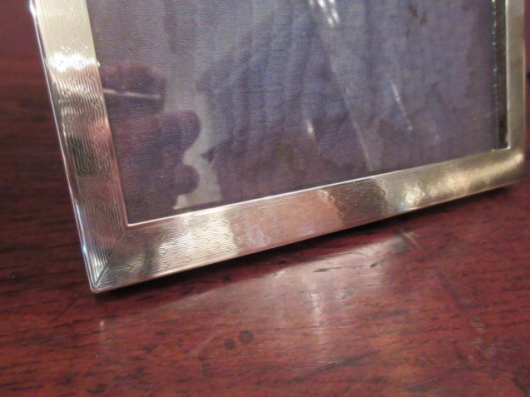 George V Period Silver Engraved Photo Frame - Image 4