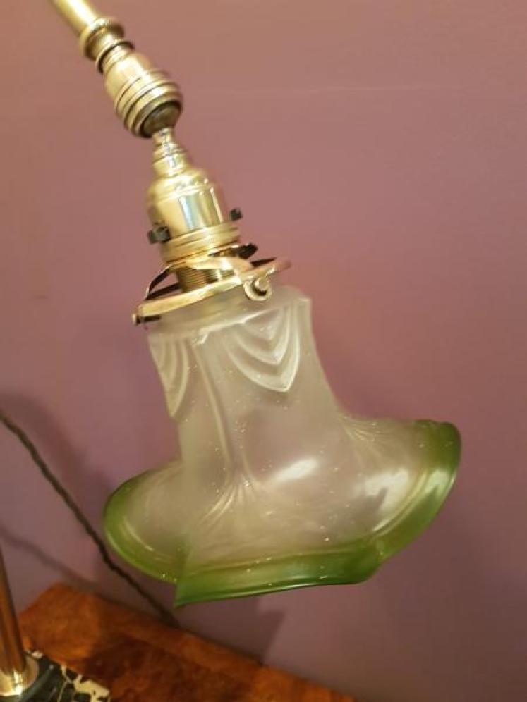 Marble Based Brass Adjustable Lamp - Image 2