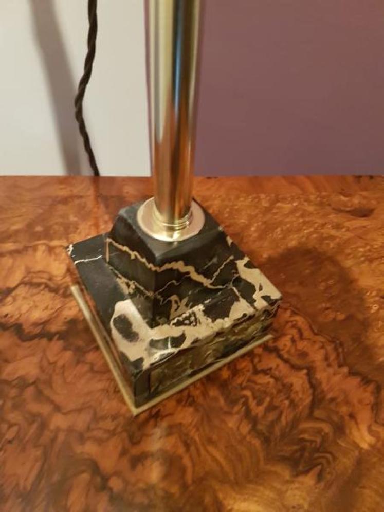 Marble Based Brass Adjustable Lamp - Image 3