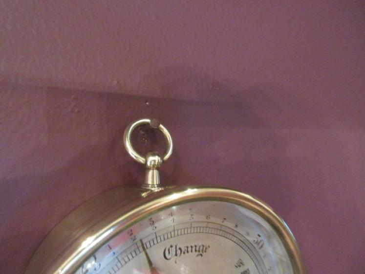Antique Negretti & Zambra Polished Brass Marine Barometer - Image 3