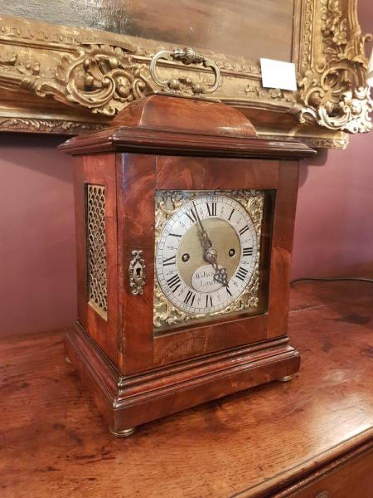 Fine George II Antique Double Fusee London Bracket Clock  - Image 1