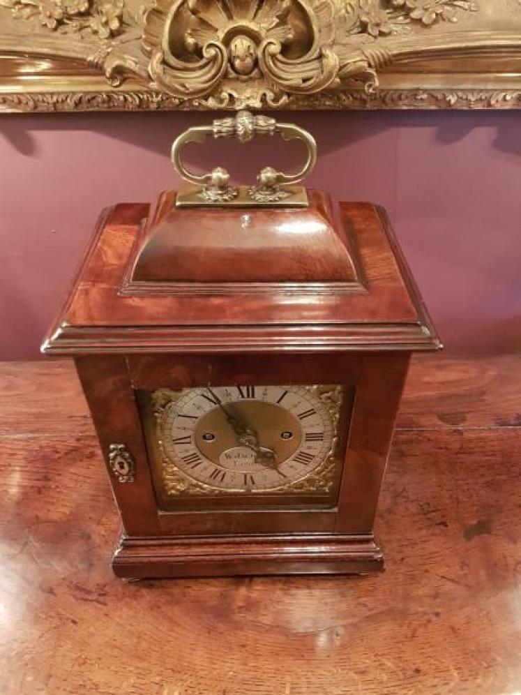 Fine George II Antique Double Fusee London Bracket Clock  - Image 2