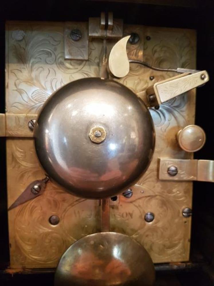 Fine George II Antique Double Fusee London Bracket Clock  - Image 3